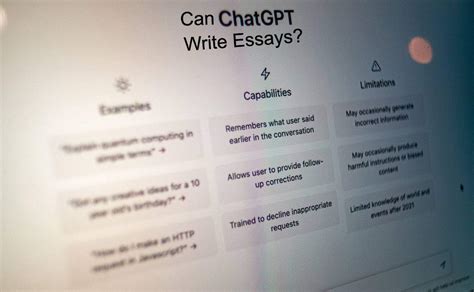 can chatgpt write essays